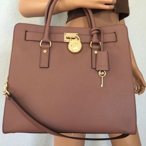 MK Hamilton Dusty Rose Large Tote